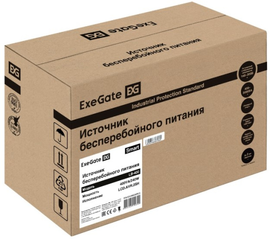 фото Источник бесперебойного питания  Exegate Smart LB-400.LCD.AVR.2SH в Санкт-Петербургe