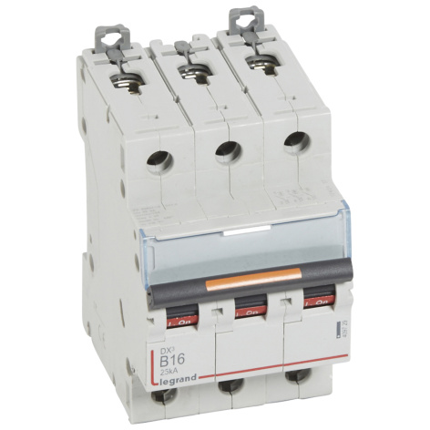 Изображение товара Автоматический выключатель Legrand 409729 16 А IP20 3 полюса серия DX³