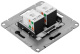 фото Розетка компьютерная двойная EKF UP1-SOB-2RJ45-5 в Воронеже