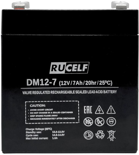 фото Батарея аккумуляторная  RUCELF DM12-7