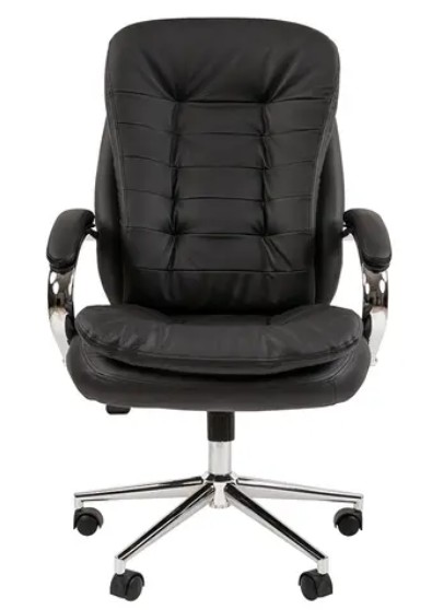 

Кресло офисное Chairman 795 7116602 Россия кожа черная N, 795