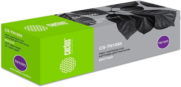 

Картридж Cactus CS-TN1095 для Brother DCP 1602/1602R, черный (1500стр.), CS-TN1095