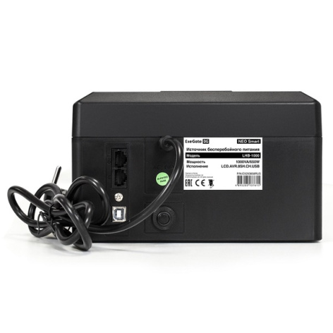 фото Источник бесперебойного питания  Exegate NEO Smart BU-1000.LCD.AVR.5SH в Уфе