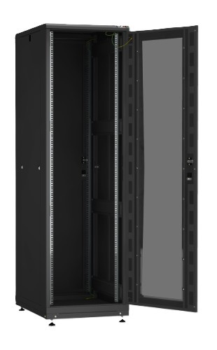 фото Шкаф напольный 19", 42U TLK TFR-428010-PMPM-R2-BK в Смоленске