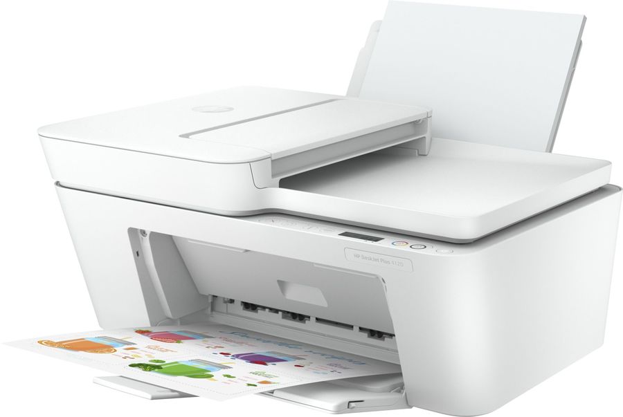 

МФУ HP DeskJet Plus 4120 AiO 3XV14B A, 8 стр/мин-ч/б, 5 стр/мин-цветной, белый, DeskJet Plus 4120 AiO