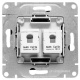 фото Розетка компьютерная двойная EKF UP1-SOB-2RJ45-5 в Воронеже