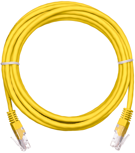 

Кабель патч-корд U/UTP 5e кат. 5м Netlan EC-PC4UD55B-BC-PVC-050-YL-10 2хRJ45/8P8C 26AWG(7x0.16 мм), чистая медь, PVC нг(B), желтый, уп/10шт, EC-PC4UD55B-BC-PVC-050-YL-10