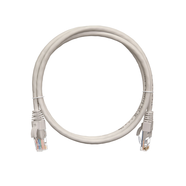 

Кабель патч-корд U/UTP 5e кат. 1,5м. NikoMax NMC-PC4UD55B-015-C-GY 2хRJ45/8P8C, T568B, Molded, BC (чистая медь), LSZH нг(А)-HFLTx, серый, NMC-PC4UD55B-015-C-GY