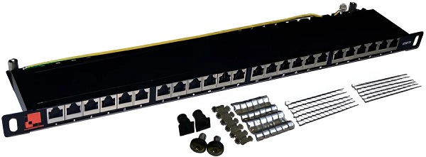 

Патч-панель Lanmaster LAN-PPC24U6A 19" компактная, неэкранированная, 24 порта RJ45, кат.6A, 0.5U, с задним органайзером, LAN-PPC24U6A