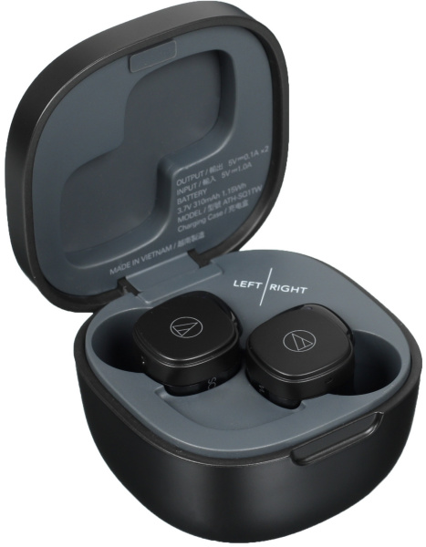 фото Наушники внутриканальные Audio-Technica ATH-SQ1TW black в Казани