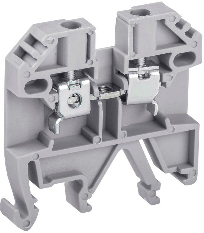 

Клемма IEK YZN30-002-K03 винтовая КВИ-2.5кв.мм серая, YZN30-002-K03