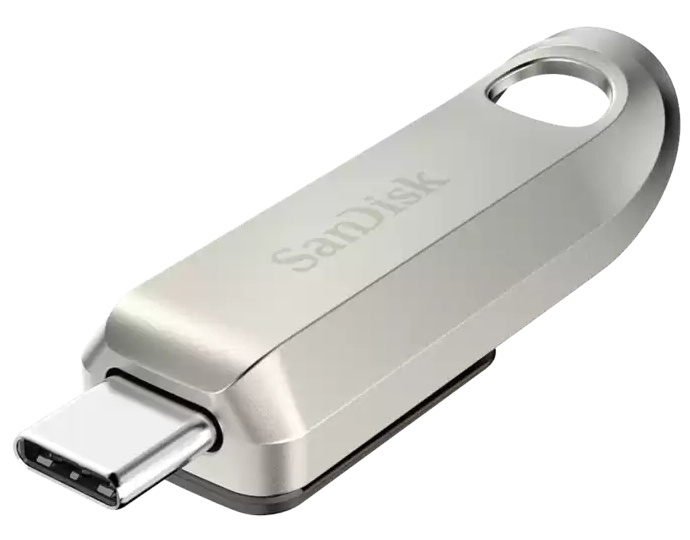 

Накопитель USB 3.2 256GB SanDisk SDCZ75C-256G-G46 Ultra Luxe, Type-C, SDCZ75C-256G-G46