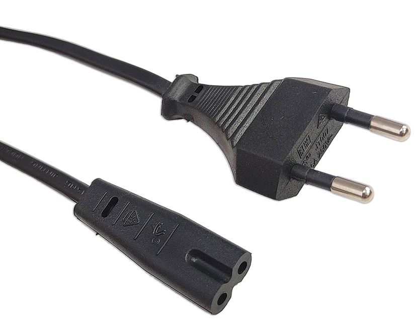 

Кабель питания Filum FL-PC2.5-EU-C7-1.8M CEE 7/16- С7, 3х0.5мм², 220В, 2.5A, чёрный, 1.8м, FL-PC2.5-EU-C7-1.8M