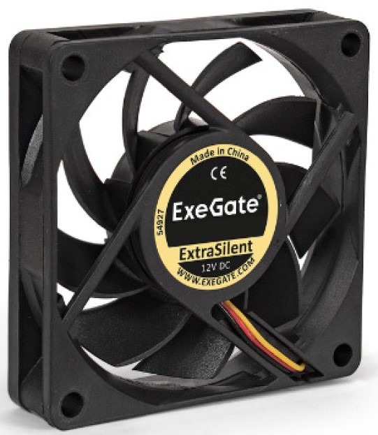 

Вентилятор для корпуса Exegate EX297181RUS 70mm, 2300rpm, 23.1CFM, 25dBa, EX297181RUS