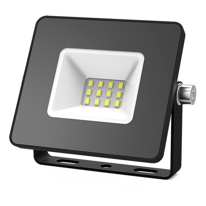 

Прожектор Gauss 613100210 Elementary 10W 845lm 4000К 200-240V IP65 черный LED, 613100210