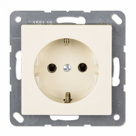 Изображение товара Розетка Jung EP1420 внутренняя с одним разъемом IP20 для дома и офиса