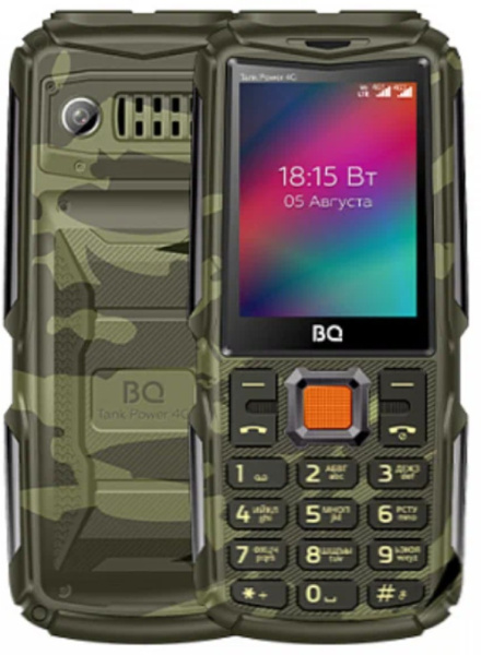 фото Мобильный телефон  BQ 2410L Tank Power 4G Camouflage+Gunmetal в Уфе