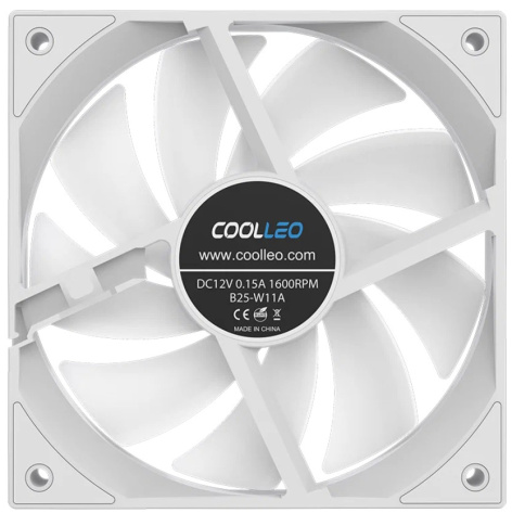 фото Вентилятор для корпуса Coolleo CL-B25-W11A в Уфе