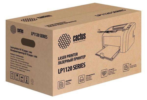 фото Принтер лазерный черно-белый Cactus CS-LP1120NWB в Уфе