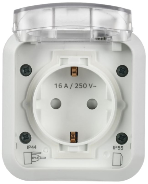 фото Розетка с заземлением  IEK TS-R16-16-55-K01 в Санкт-Петербургe
