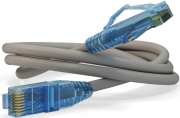 фото Кабель патч-корд U/UTP 6 кат. 0.3м Hyperline PC-LPM-UTP-RJ45-RJ45-C6-0.3M-LSZH-GY