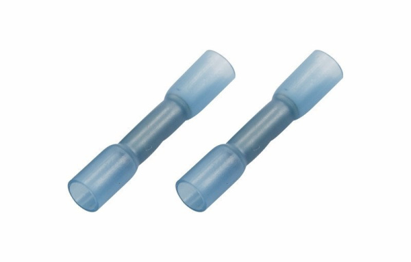 Изображение товара Гильза Rexant 08-0724 изолированная термоусаживаемая синяя для соединения проводов в электромонтаже