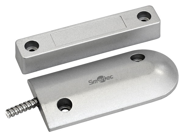 

Датчик Smartec ST-DM146NC-SL магнитоконтактный, НЗ, накладной для металлических дверей, металлорукав, зазор 60 мм, ST-DM146NC-SL