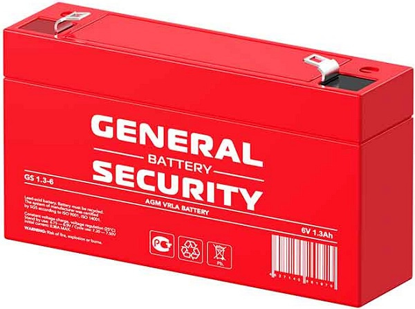 фото Аккумулятор  General Security GS1.3-6 в Уфе