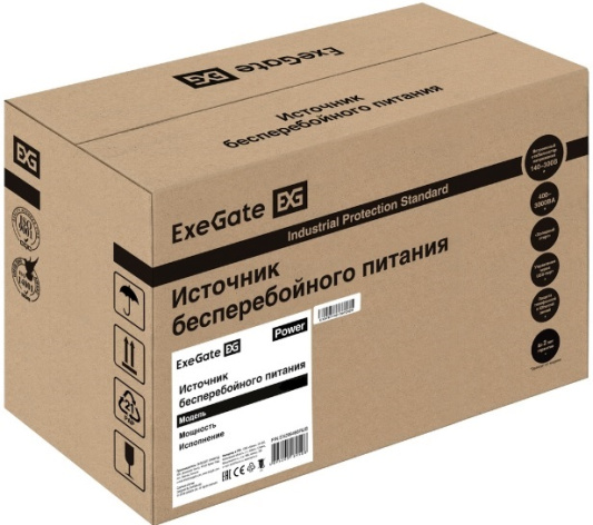 фото Источник бесперебойного питания  Exegate Power NB-500.LED.AVR.2SH.USB в Санкт-Петербургe