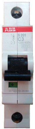 Изображение товара Автоматический выключатель ABB 2CDS251001R0034 3 А для защиты цепей
