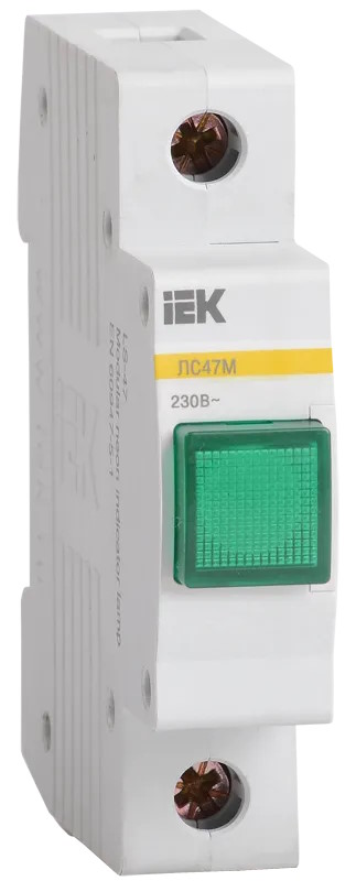 

Лампа IEK MLS20-230-K06 сигнальная ЛС-47М зеленая, MLS20-230-K06