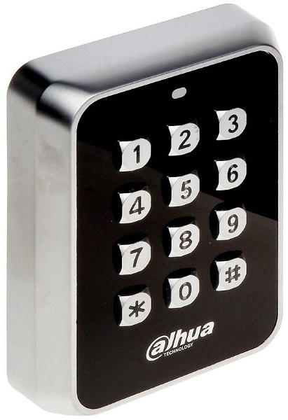 

Считыватель Dahua DHI-ASR1101M синяя подсветка, IK08, Mifare 1 K (13.56МГц), DC 9-15В, DHI-ASR1101M