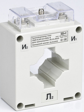 

Трансформатор тока DEKraft 50144DEK ТШП-0,66 0,5 600/5 10ВА, диаметр 60мм, 50144DEK