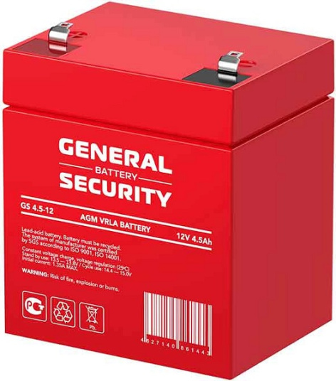 фото Аккумулятор  General Security GS4.5-12 в Омске
