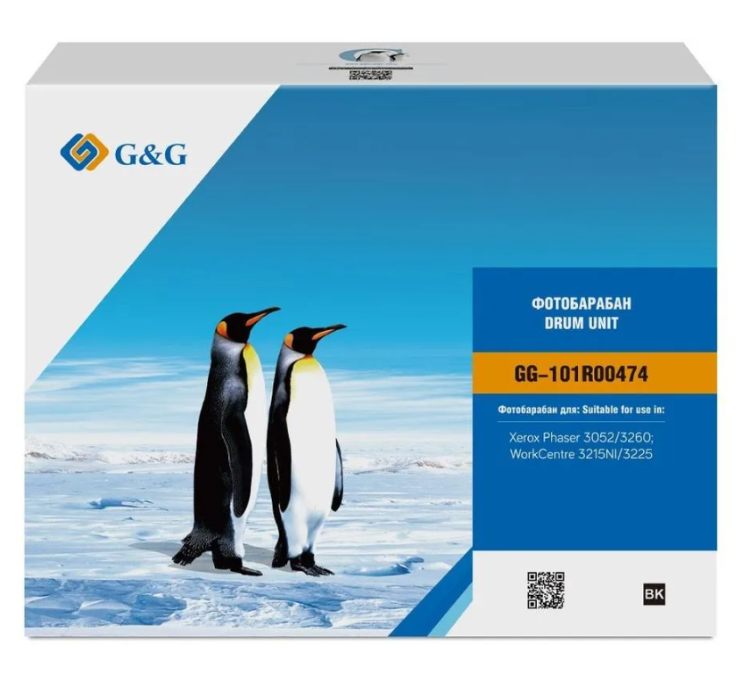 

Картридж GG-101R00474 Copy cartridge G&G for Phaser 3052/3260/ WC 3215/3225 (10K стр.), black, GG-101R00474