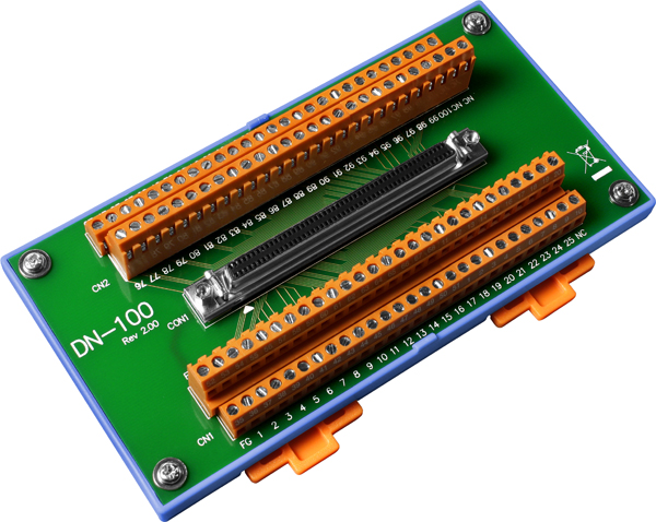 

Плата ICP DAS DN-100 CR I/O Connector Block (Pitch= 381 mm) with DIN-Rail Mounting and 100-pin SCSI II, DN-100 CR