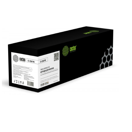

Картридж лазерный Cactus CS-C067HC 067HC голубой (2350стр.) для Canon i-SENSYS LBP631Cw/LBP633Cdw/MF, CS-C067HC