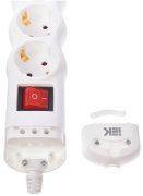 фото Колодка удлинителя IEK WYP10-D-KP-16-06-ZKS-K01