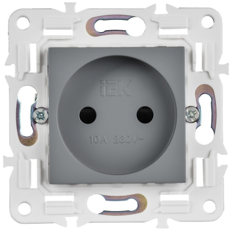 фото Розетка без заземления  IEK SK-R13-10-K03 в Санкт-Петербургe