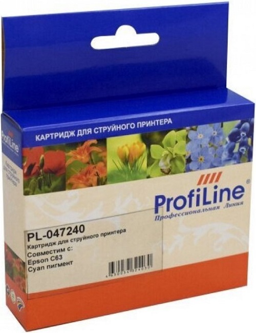 

Картридж ProfiLine PL_T0472_C струйный для принтеров Epson Stylus C63 с чернилами на водной основе Cyan, PL_T0472_C