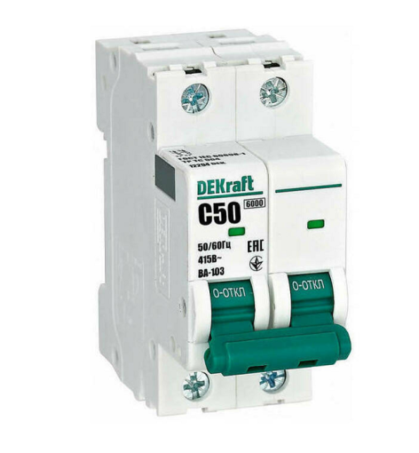 Изображение товара Автоматический выключатель DEKraft 12294DEK для защиты электрических цепей