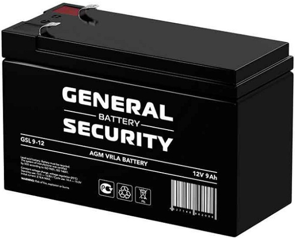 фото Аккумулятор  General Security GSL9-12 в Уфе