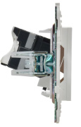 фото Розетка IEK SK-AK20-1-K01