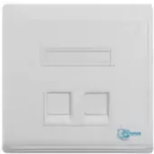 

Розетка SNR SNR-EM-KJ2 абонентская, встраиваемая, под модули Keystone, 2 порта, SNR-EM-KJ2