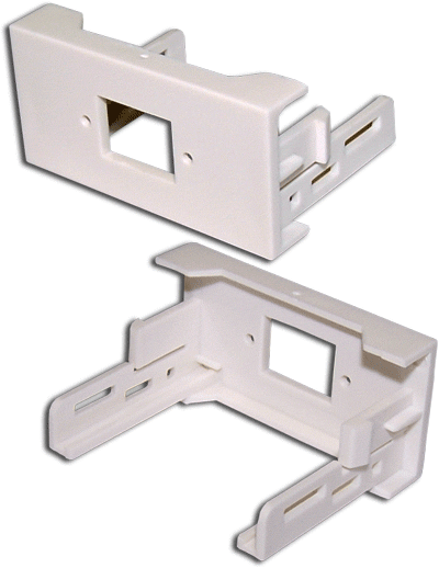 Изображение товара Вставка Lanmaster LAN-WA-LP-SC-WH для информационных аудио и видео розеток