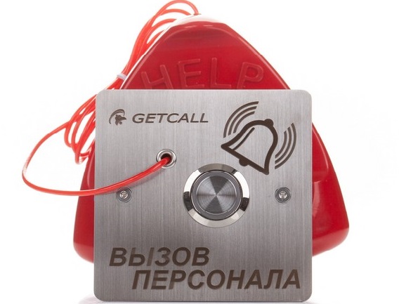 

Кнопка GETCALL GC-0423B1 проводная влагозащищенная со шнуром, GC-0423B1