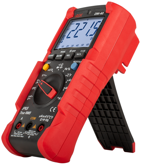 Изображение товара Цифровой мультиметр RGK DM-40 с функциями измерения и подсветкой