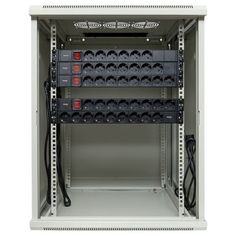 фото Шкаф настенный 19", 15U EKF TRP-WLL-1566-40G в Уфе