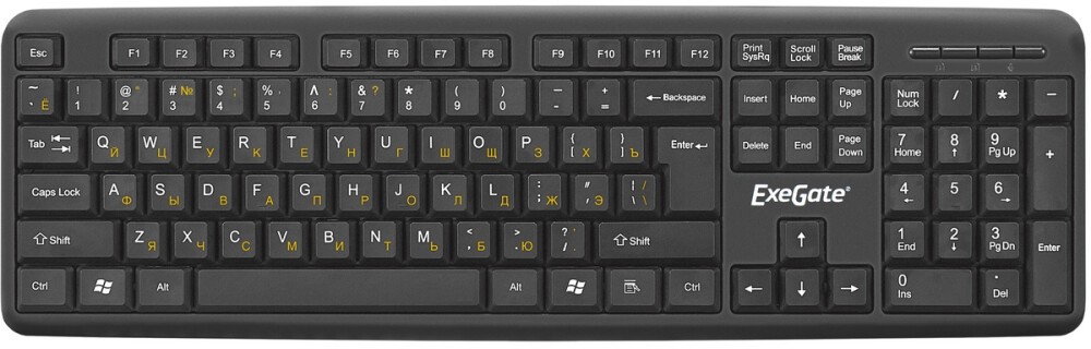 

Клавиатура и мышь Exegate Professional Standard Combo MK120-OEM EX287139RUS влагозащищенная 104кл., мышь оптич. 1000dpi, 3 кн. и колесо прокрутки; USB, Professional Standard Combo MK120-OEM