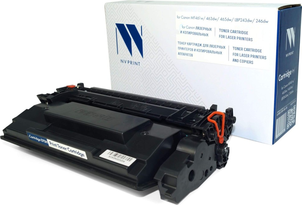 

Картридж NVP NV-070NC для Canon MF461w/463dw/465dw/LBP243dw/246dw (3000k), БЕЗ ЧИПА, NV-070NC